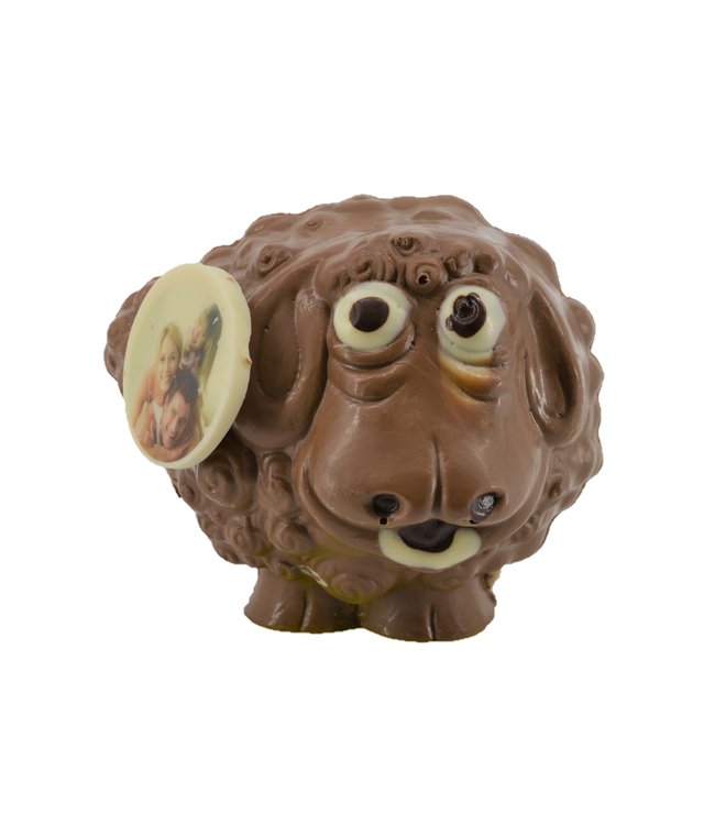 Chocolade schaap met foto