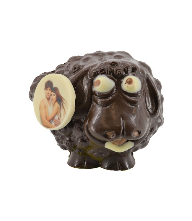 Chocolade schaap met foto