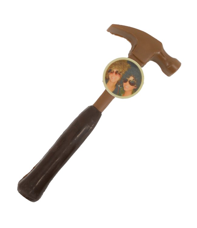 Chocolade hamer met foto