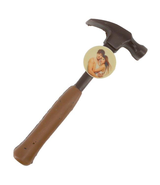 Chocolade hamer met foto