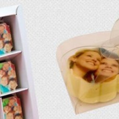 Bonbons met Foto of Logo