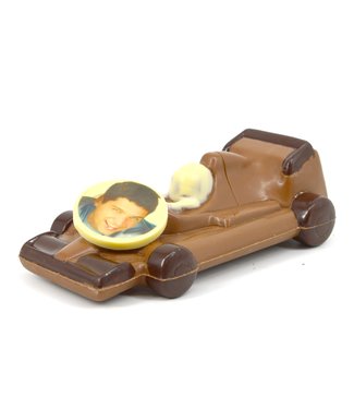 Chocolade racewagen met foto