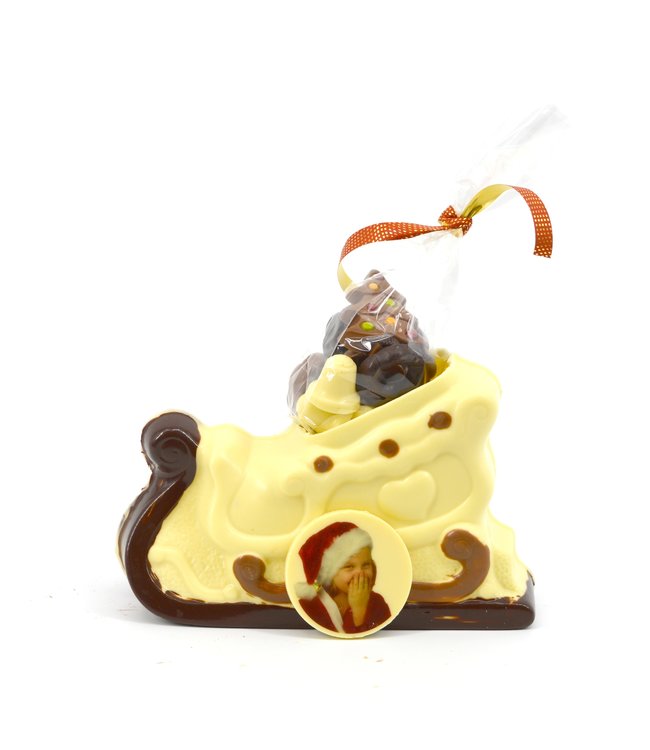 Chocolade arreslee met foto logo