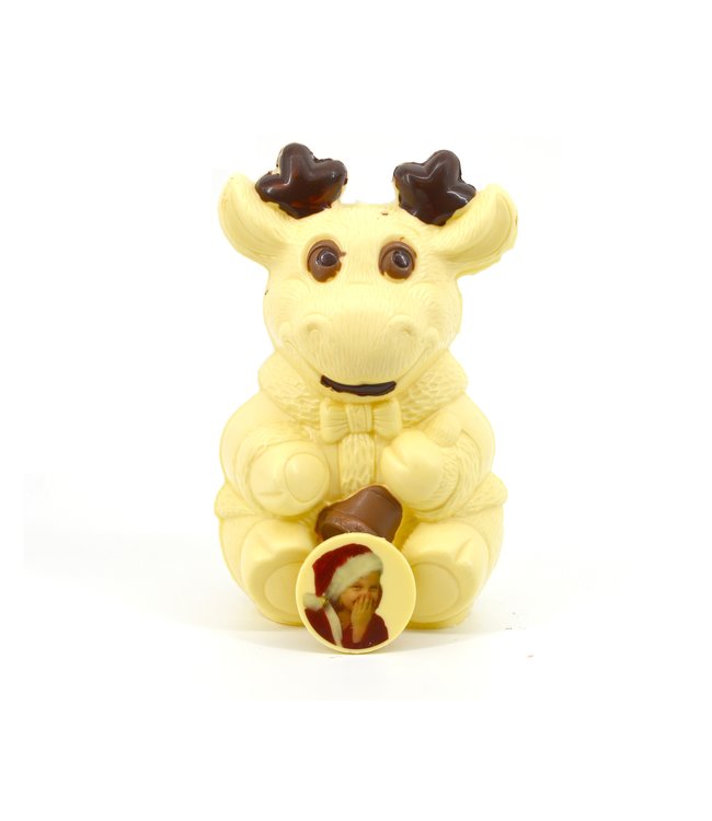 Chocolade rendier victor met foto