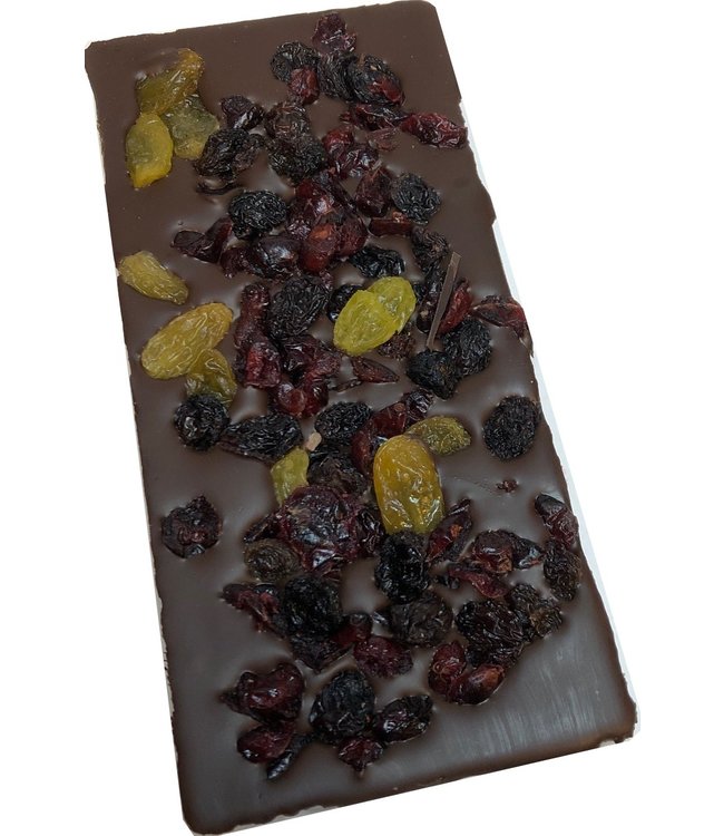 Chocolade reep groot cranberry rozijnen
