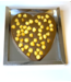 Chocolade hart groot met hazelnoten