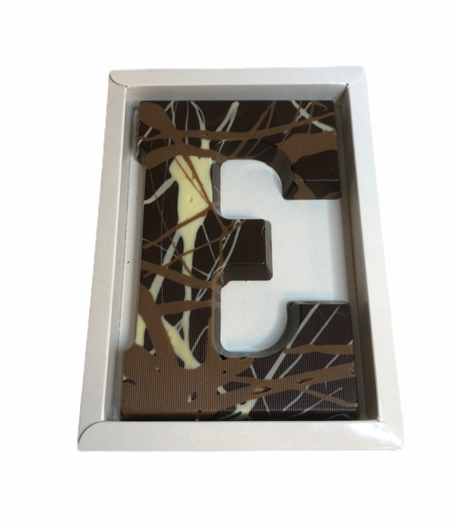 Chocolade letter art deco