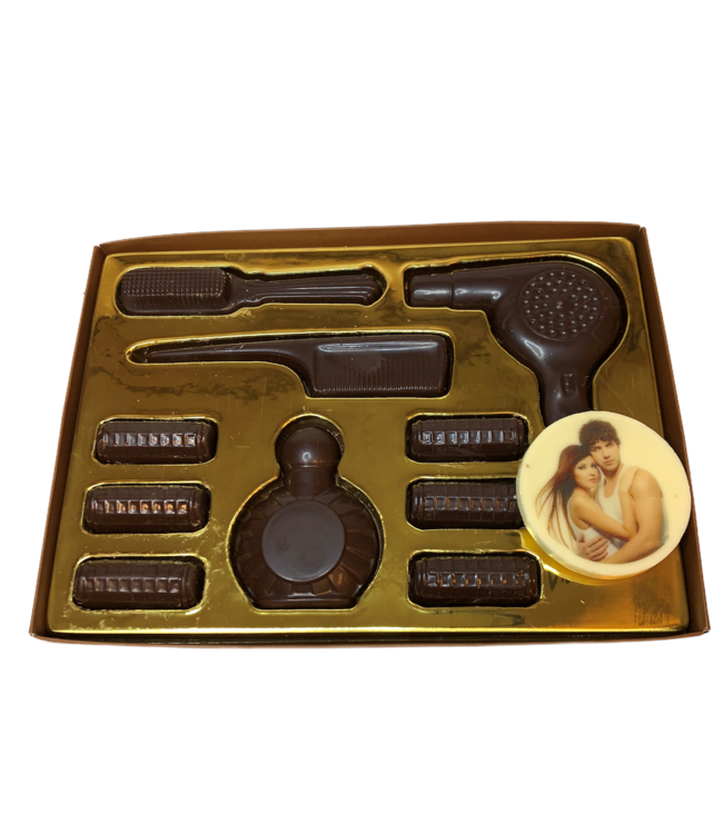 Chocolade kappers gereedschap met foto