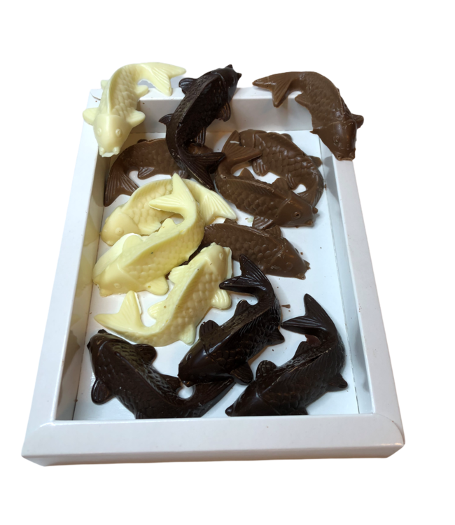Chocolade mini koi karpers
