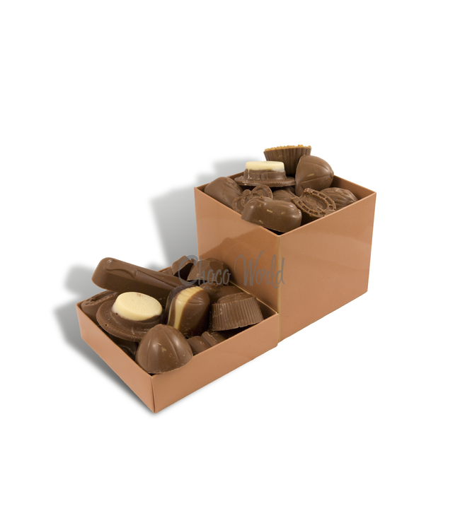 Chocolade slagroom bonbons groot