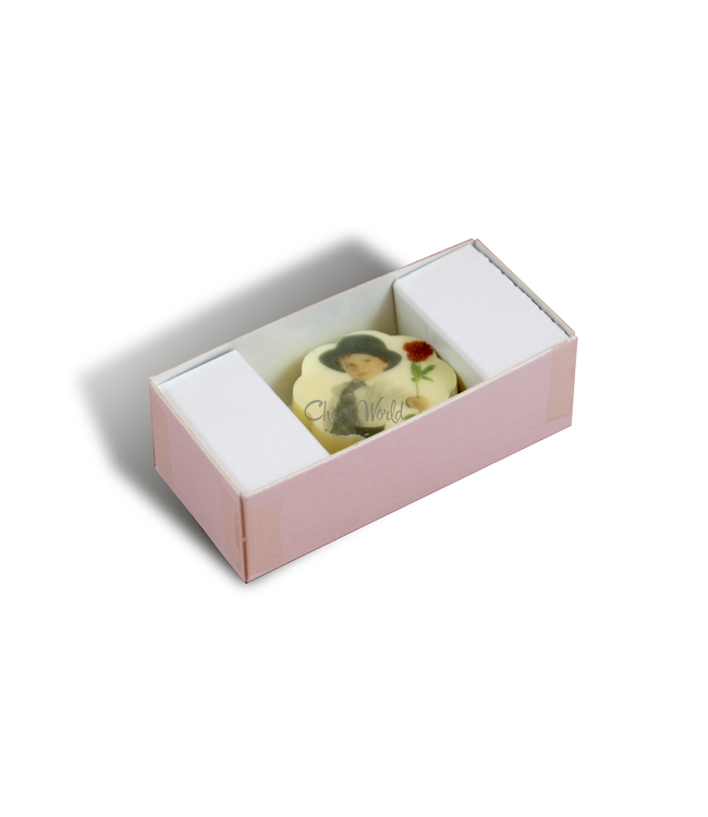 Chocolade bonbons met foto logo 1 stuk