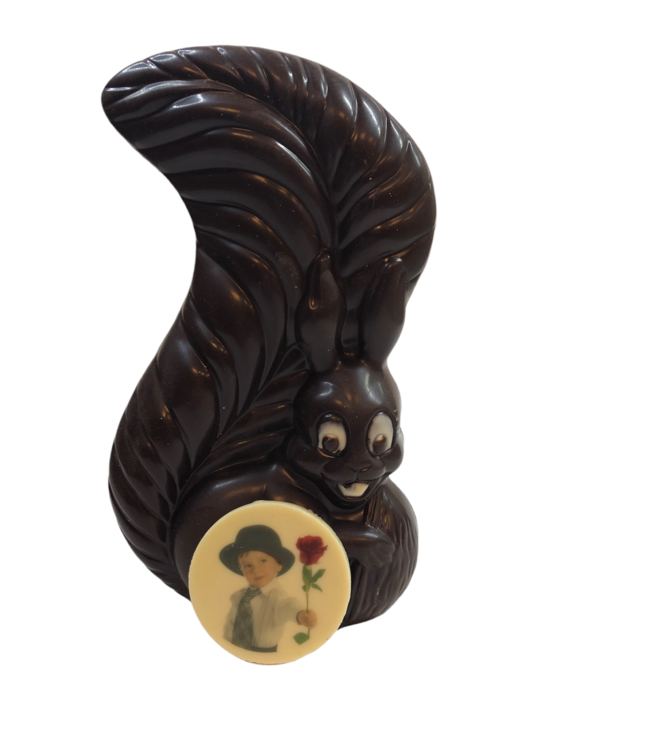 Chocolade eekhoorn met foto