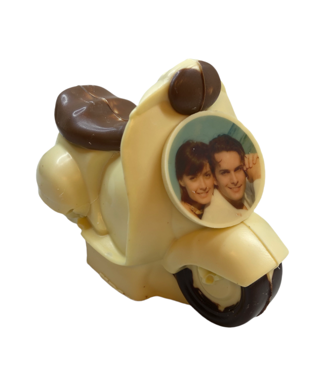 Chocolade scooter met foto