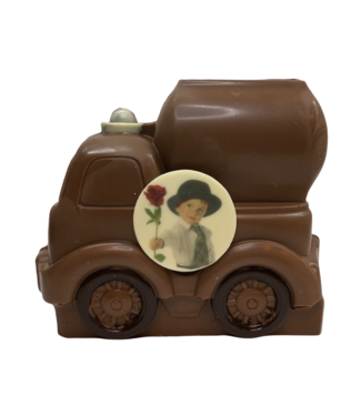 Chocolade tankwagen met foto logo