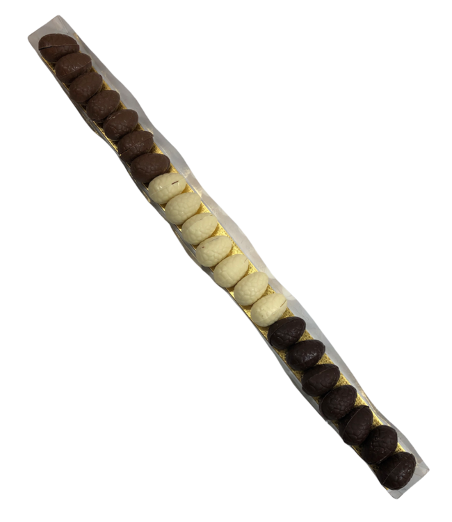 Chocolade paaseitjes halve meter