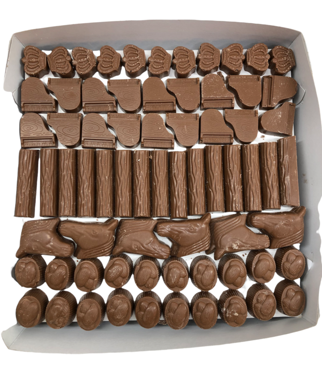 Chocolade slagroom bonbons mega