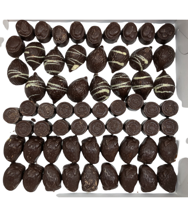 Chocolade slagroom bonbons mega