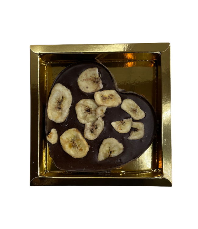 Chocolade hart (S) banaan