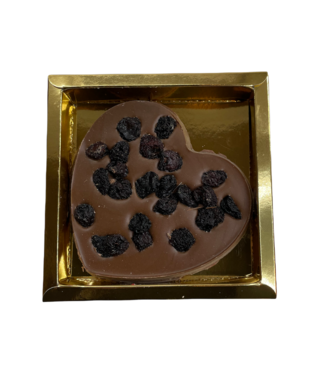Chocolade hart (S) kersen
