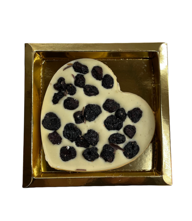 Chocolade hart (S) kersen