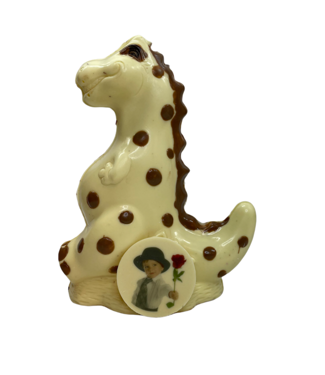 Chocolade dino met foto