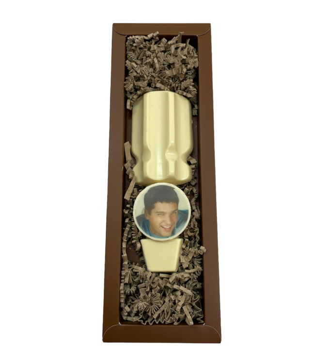 Chocolade schroevendraaier met foto