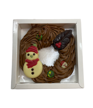 Chocolade luxe kerstkrans