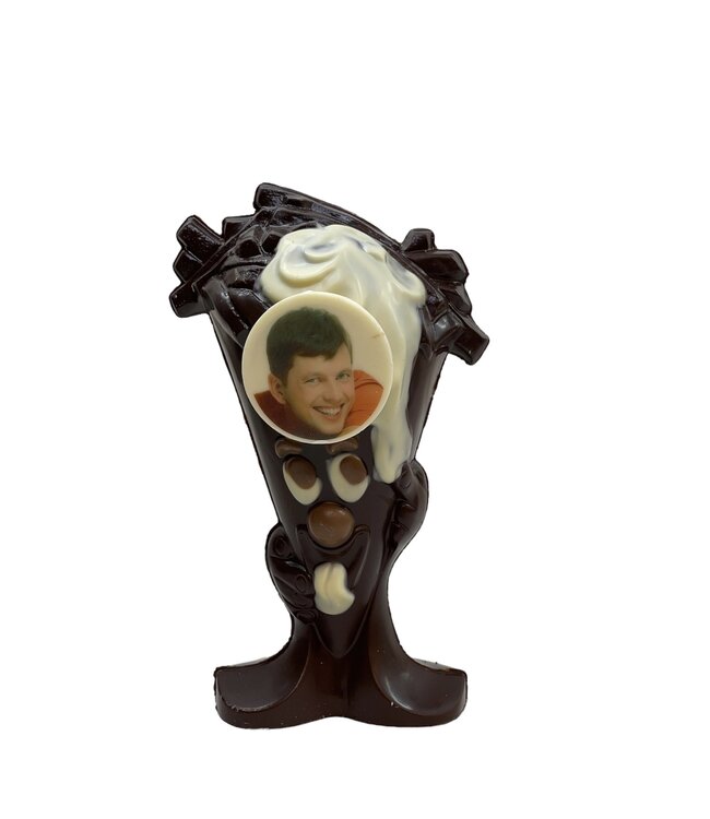 Chocolade frietje mayonaise met foto