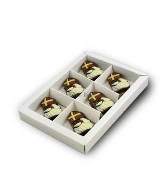 Chocolade sinterklaasjes gekleurd