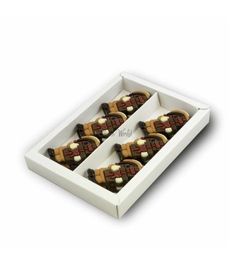 Chocolade pietjes oranje