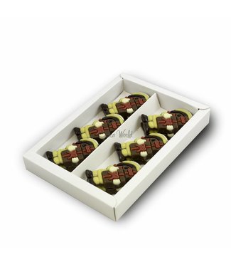 Chocolade pietjes geel