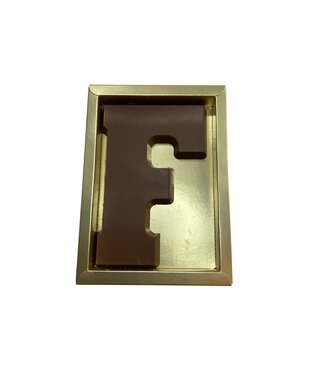 Chocolade letter F