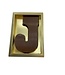 Chocolade letter J