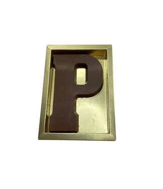 Chocolade letter P