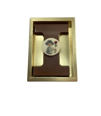 Chocolade letter I met foto of logo