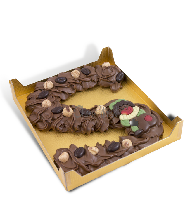 Luxe chocolade letter groot