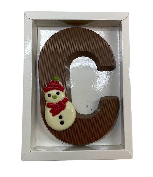 Chocolade kerst Letter