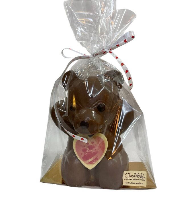 Chocolade valentijn beer