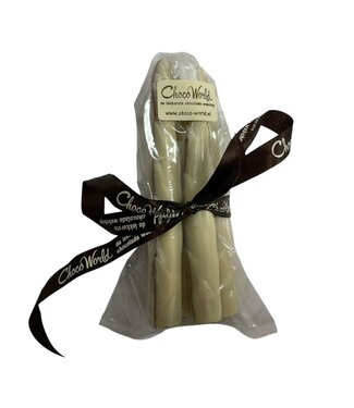 Chocolade asperge gevuld