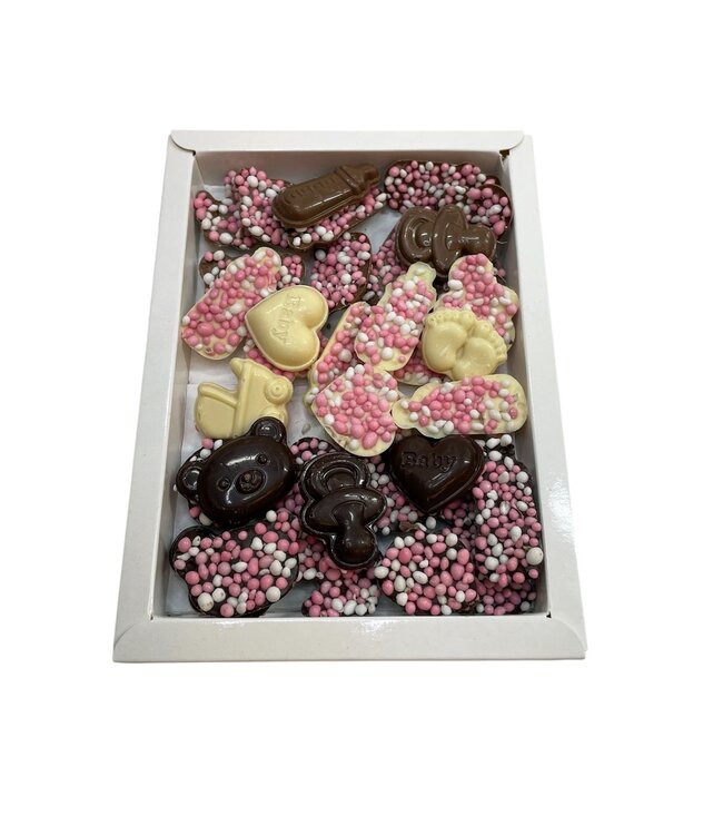 Chocolade baby assortiment rose