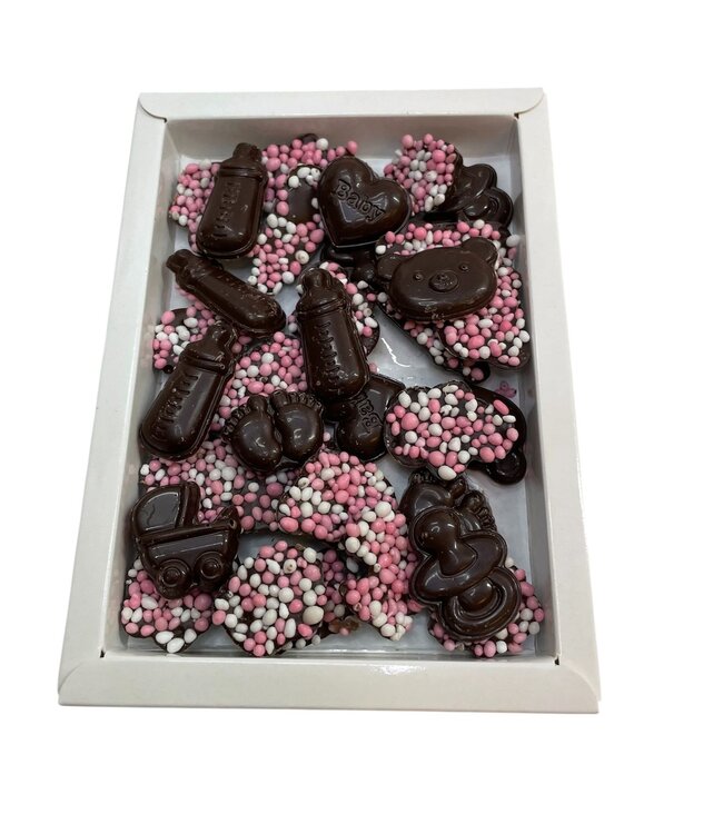 Chocolade baby assortiment rose