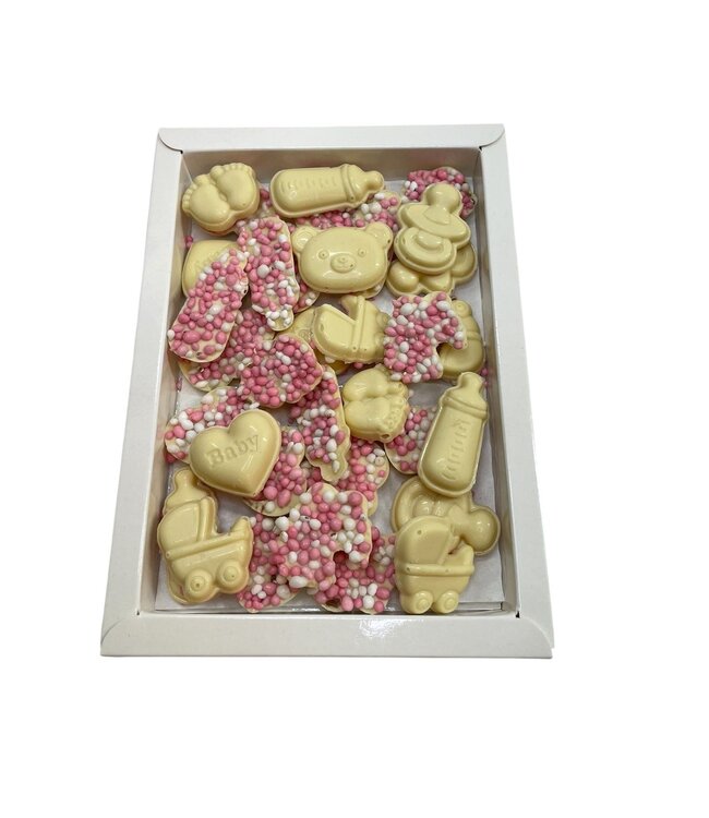 Chocolade baby assortiment rose