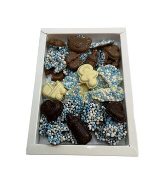 Chocolade baby assortiment blauw