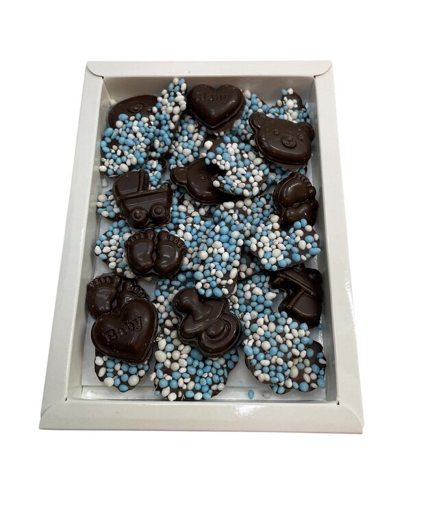 Chocolade baby assortiment blauw