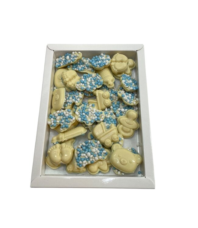 Chocolade baby assortiment blauw