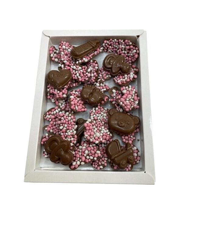 Chocolade baby assortiment rose