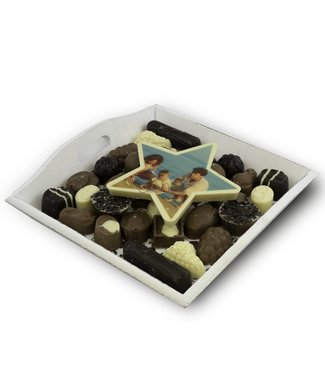 Slagroom Bonbons Assortiment Middel met Chocoladester