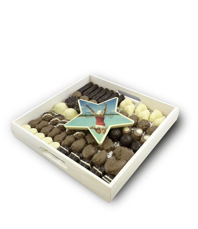 Slagroom Bonbons Assortiment Kingsize met Chocoladester