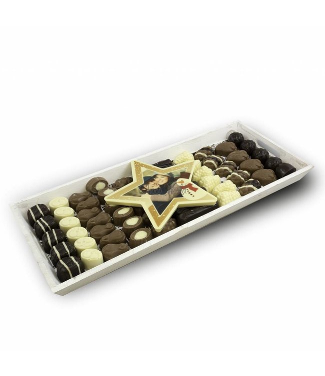 Slagroom Bonbons Assortiment Super met Chocolade Kerstster