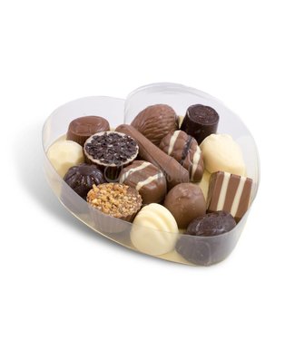 Slagroom bonbons in hartvorm groot